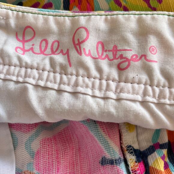 Lilly Pulitzer The Callahan 5" Short Besame Mucho Floral sz 8 - Picture 4 of 6